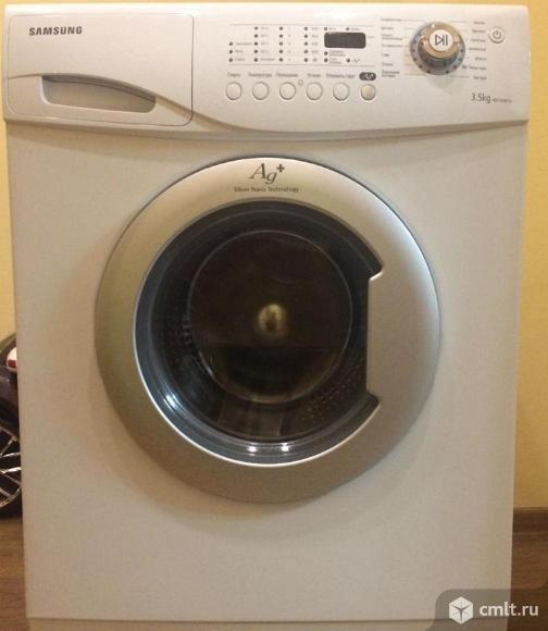 Стиральную машину  Samsung Silver Nano. Фото 2.
