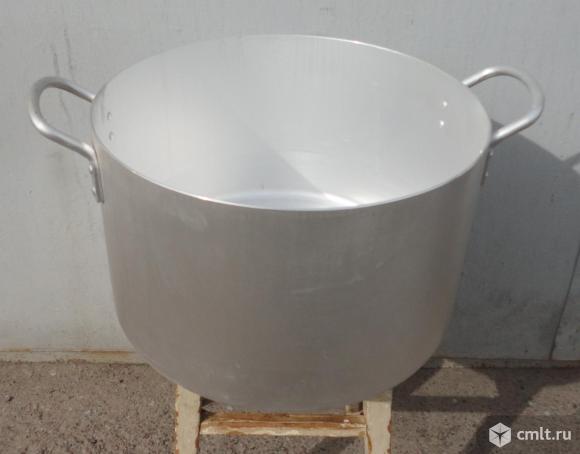 Котел алюминиевый 30 литров новый без крышки диаметр 40см. высота 25см.