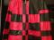 Куртка женская Ivagio кожаная черно-красная