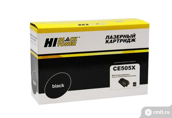 Лазерный картридж Hi-Black (HB-CE505X) для HP LJ P2055/ P2050. Фото 1.
