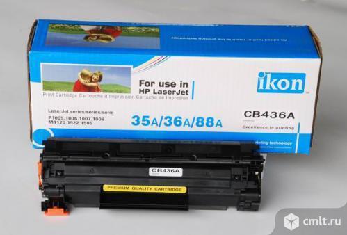 Лазерный картридж HP CB436A (ikon)  