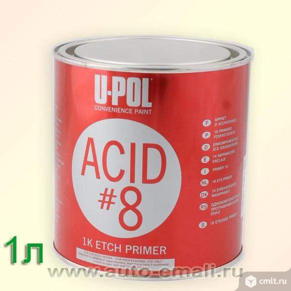 Грунт U-POL acid #8 протравливающий (1л). Фото 1.