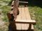 Деревянная скамья ручной работы "Черный ворон". Фото 5.