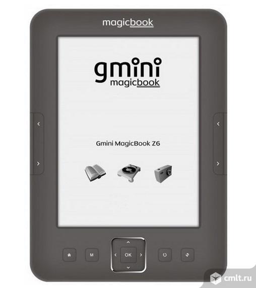 На гарантии 6'' Эл. книга gmini MagicBook Z6 серый + чехол. Фото 1.