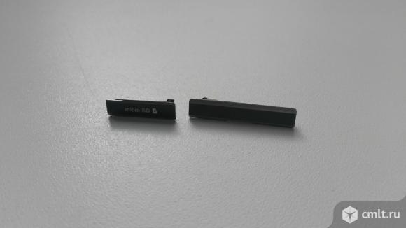 Заглушки Sony Xperia Z1 Black. Фото 1.