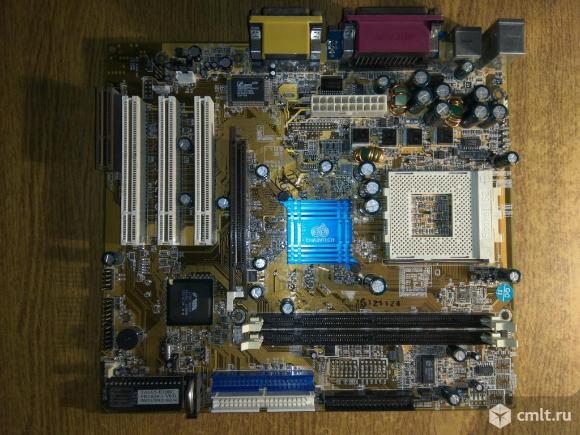 Материнская плата CHAINTECH 7AIA5-E100C ( FRIB24-1 V8.0 ). Фото 1.