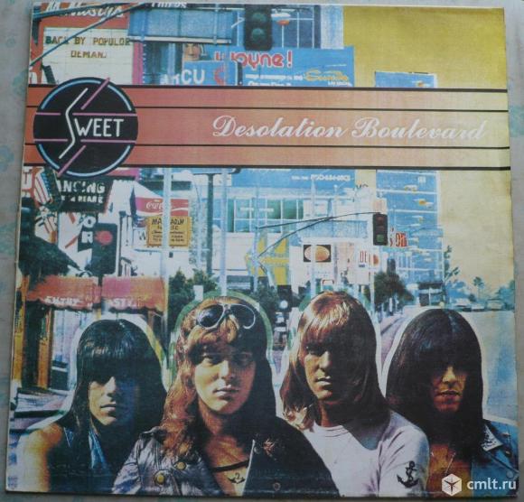 Грампластинка (винил). Гигант [12" LP]. Sweet. Desolation Boulevard. 1974. Santa Records, 1994.. Фото 1.