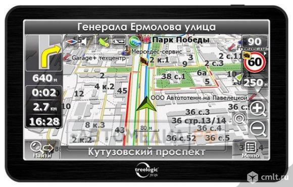 GPS-навигатор Treelogic с экраном 7"