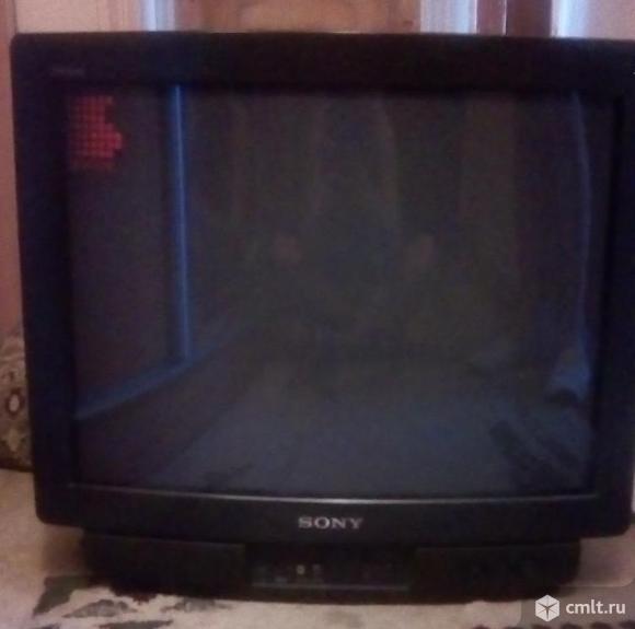 Телевизор кинескопный цв. Sony TRINITRON KV-M2540K. Фото 1.
