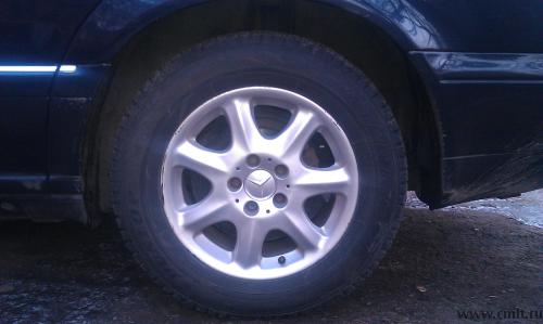 Колёса R16, для Мерседес, в сборе с зимней резиной Dunlop SP Winter Ice 01, 225/60/R16. Фото 1.