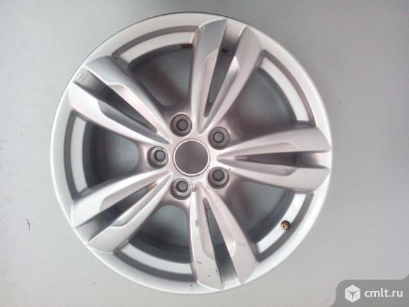 Диск колесный R17x6.5J ET48 5x114.3 HYUNDAI IX35/TUCSON 10-16 б/у 14399 3*. Фото 1.