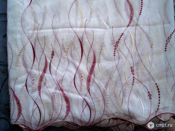 Тюль белая капрон. Фото 1.