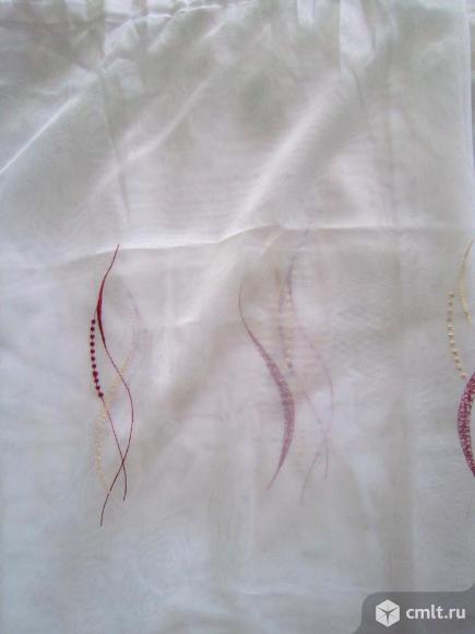 Тюль белая капрон. Фото 4.