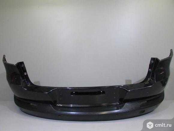 Бампер задний + спойлер  VW TIGUAN 11-15 б/у 5NU807421GRU 5N0807521B9B9 5N0807521 4*. Фото 1.