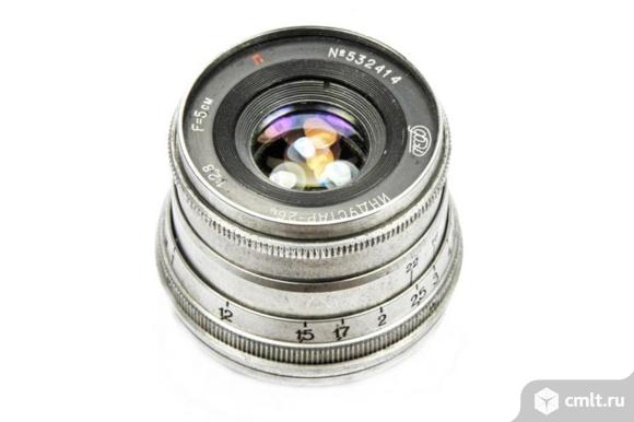 Объектив Индустар-26м для фотоаппарата Зоркий, ФЭД.. Фото 1.
