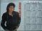 Michael Jackson [Майкл Джексон], карманный календарик, 1990, СССР.. Фото 1.