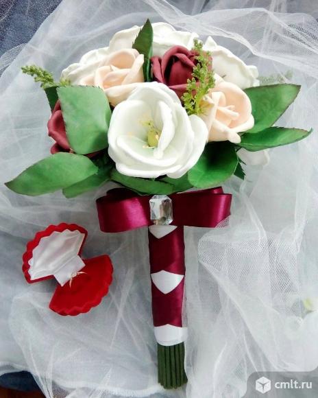 Свадебные букеты ручной работы. Фото 1.