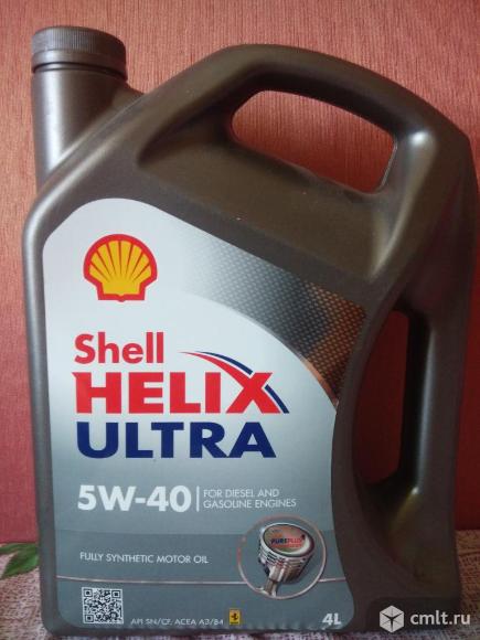 Моторное shell helix ultra 5w40. Фото 1.