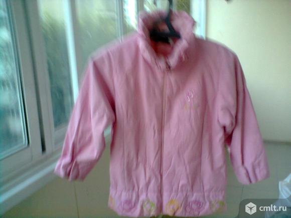 Куртка демисез. разм. 36  рост 134-150 розовая. Фото 1.