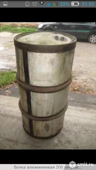 Бочка аллюминий.. Фото 2.