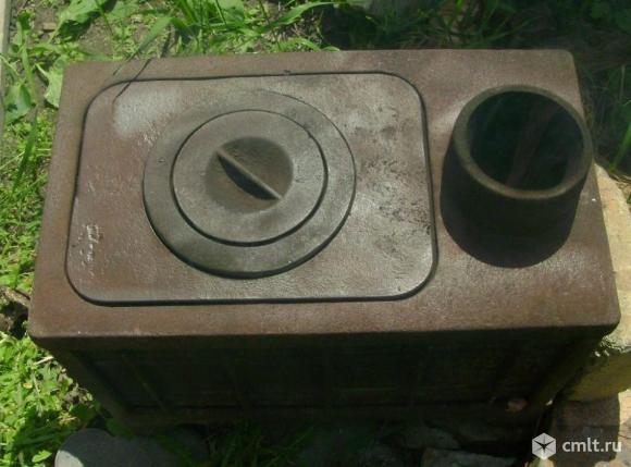 Печь чугунная (разборная, походная). Фото 1.