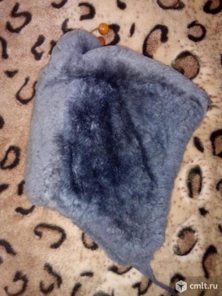 Детская шапка мутон. Фото 1.
