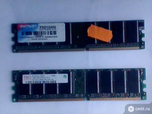 Оперативная память DDR1 1 Gb. Фото 1.