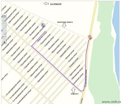 маршрут на автомобиле