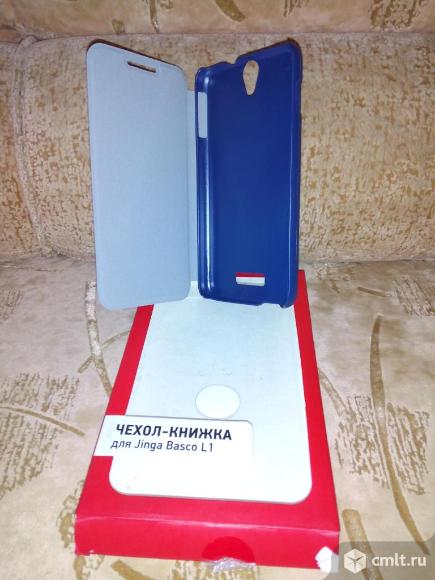 Чехол-книжка для jinga basco i1 blu. Фото 1.