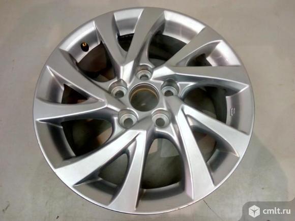 Диск колесный R16x6J D60.1 ET45 5x114.3 TOYOTA COROLLA E 180 13- б/у 4261102L80 4*. Фото 1.