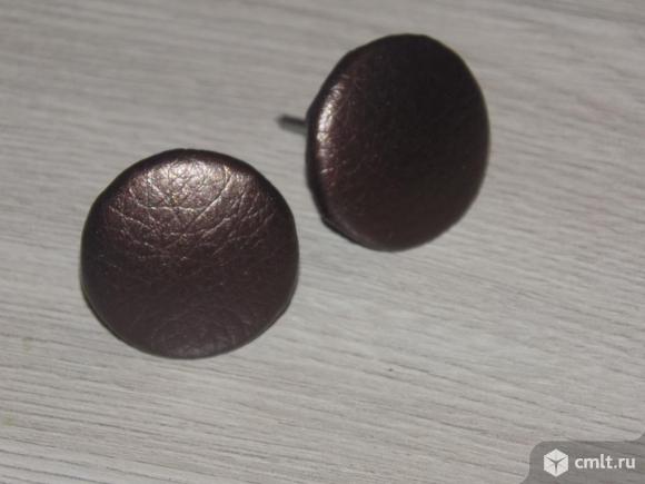 Пуговицы-гвозди, мебельные гвоздики для стяжки. Фото 1.