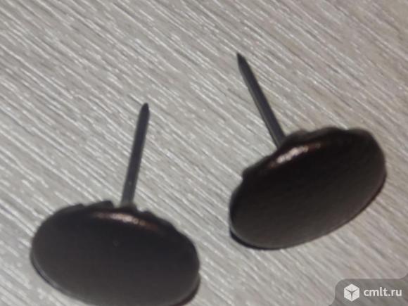 Пуговицы-гвозди, мебельные гвоздики для стяжки. Фото 3.