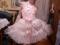 Платье для девочки 4-6 лет, нежно-розовое, шнуровка сзади. Фото 1.