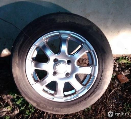 Куплю летние шины с литыми дисками 14 дюймов 4*100, 4*98. Фото 3.