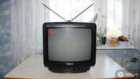 Телевизор кинескопный цв. Sony. Фото 1.