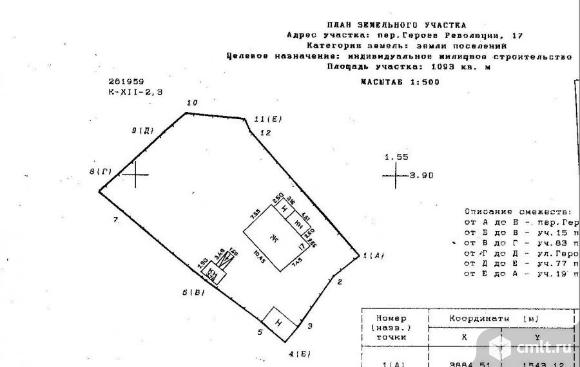 Технический план участка