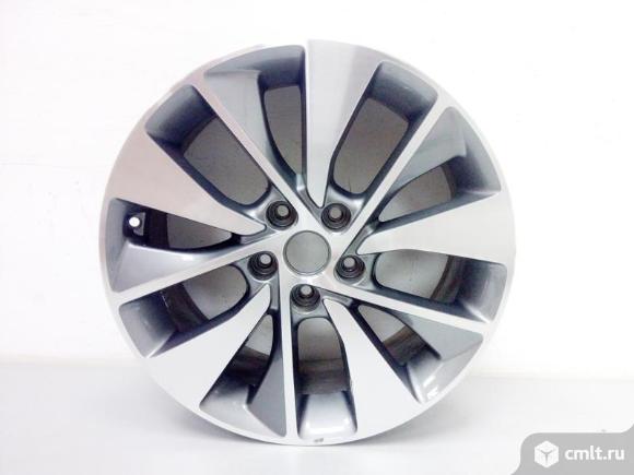 Диск колесный R18X7.5 ET52 5X114.3 KIA OPTIMA 16- б/у 52910D6310 4*. Фото 1.