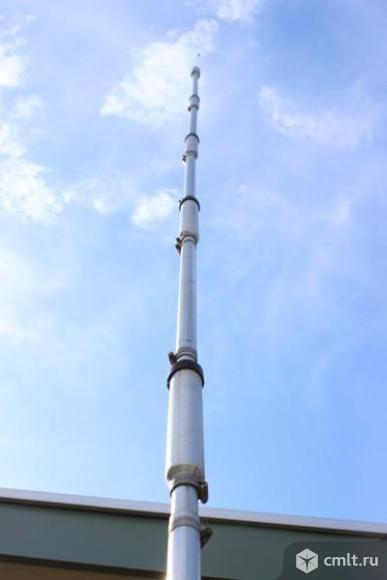 Вертикальная КВ антенна Hustler 6-BTV. Фото 1.