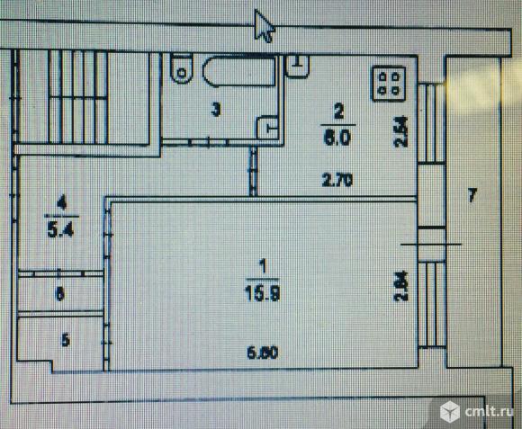 Продается 1-комн. квартира 37 м2, м.Речной вокзал. Фото 1.