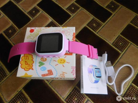 Новые детские смарт-часы GPS-трекер Q60s с цветным дисплеем.. Фото 1.