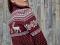Шерстяной свитер с оленями Siberia. Фото 4.