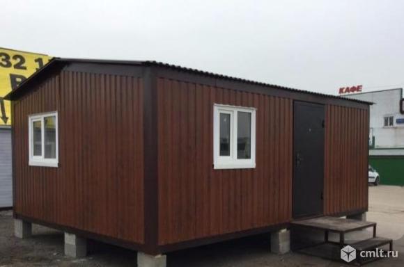 Модульный дом/офис из бытовок. Фото 1.