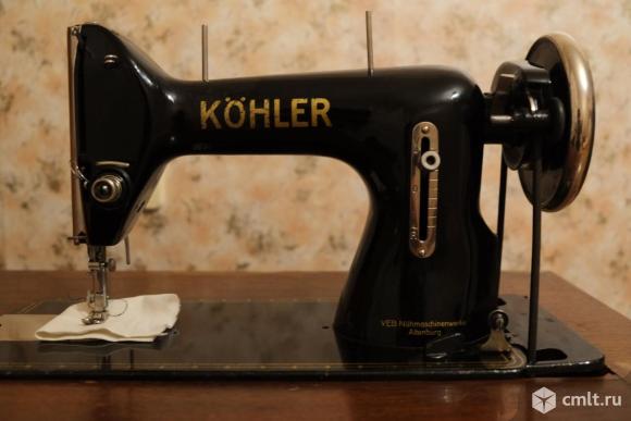 Ретро швейная машинка Kohler с тумбой. Фото 1.