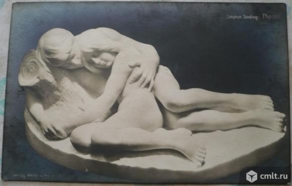 Открытка. Stephan Sinding: Nacht. Verlag Keller & Reiner Berlin W. Copyright 1906. Искусство, ню.. Фото 1.