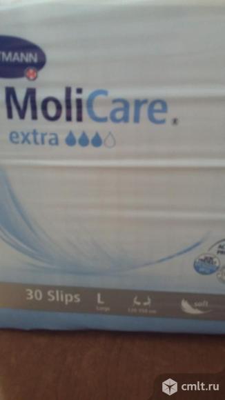 Памперсы Moli-Care №3 для взрослых, 120-150 см, 4 упаковки. Фото 1.