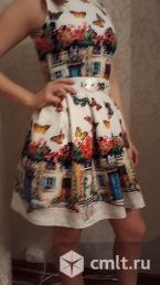 Нарядное платье на 9-11 лет. Фото 1.