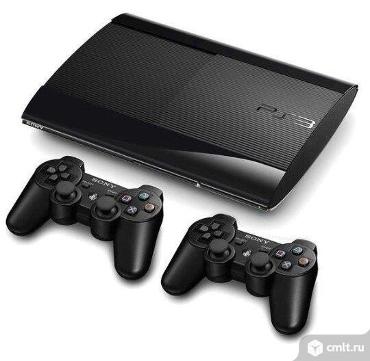 Sony PS3 super slim 500гб + много игр. Фото 1.