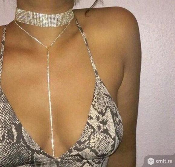 Обворожительное колье.Аксессуар на шею и декольте. Фото 1.