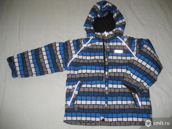 Куртка зимняя для мальчика, рост 110 см, производство Финляндия. Фото 1.
