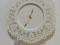 Часы ИКЕА - нежные ажурные часы СКУРАР-Кварцевый механизм обеспечивает точный ход часов.Глубина: 2.9 смДиаметр: 32 см 
